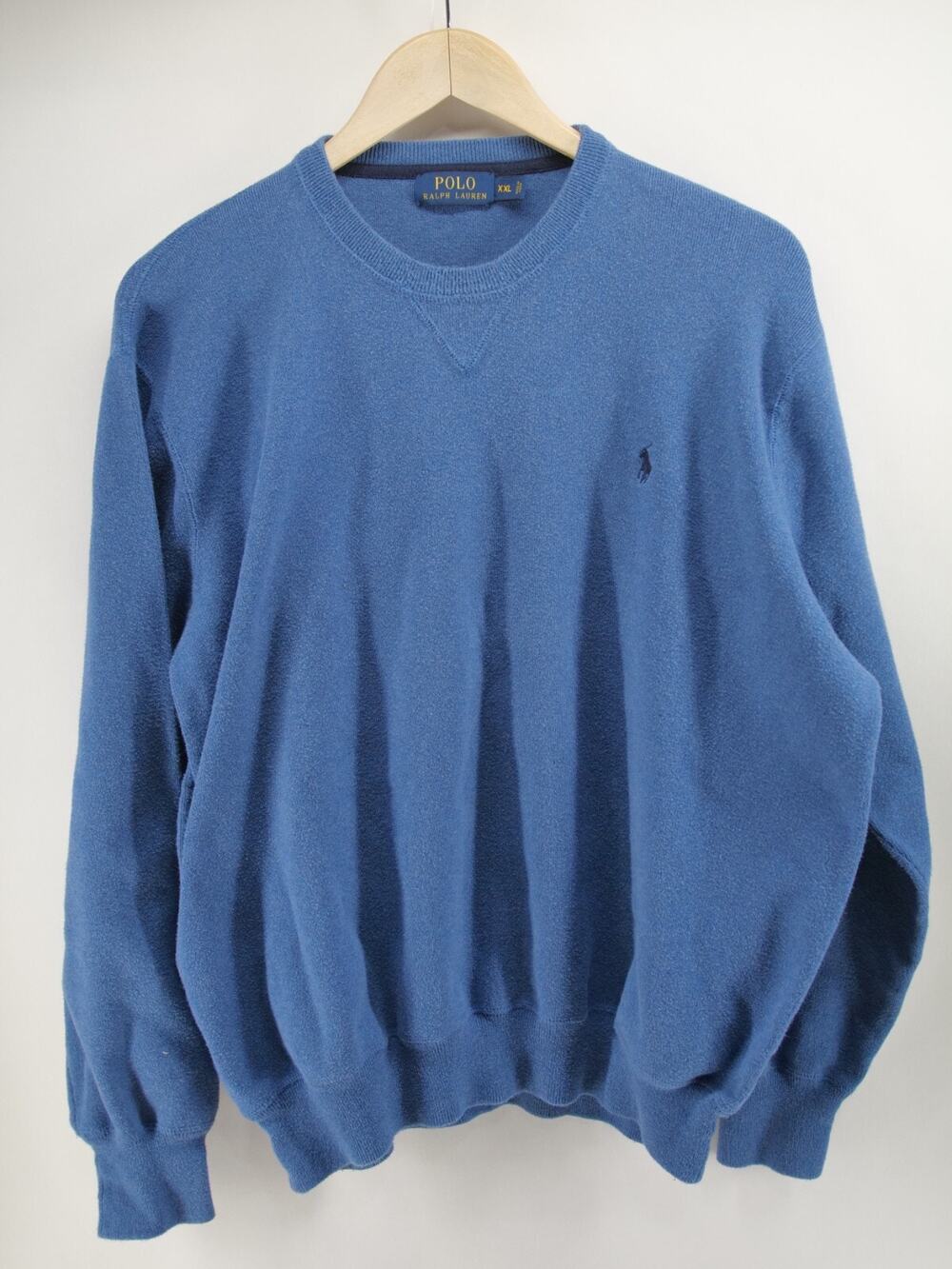 Polo Ralph Lauren Sweater Mens XXL 2XL Blue‎ Crewneck Pullover Casual